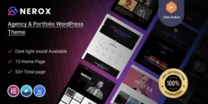 Nerox Agency Portfolio WordPress Theme 1.0.4破解版主题