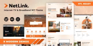 Netlink Broadband TV Internet Provider WordPress Theme 1.0.5破解版主题