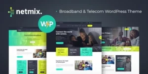 Netmix | Broadband Telecom Internet Provider WordPress Theme 1.0.11破解版主题