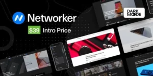 Networker Tech News WordPress Theme with Dark Mode 1.1.9破解版主题