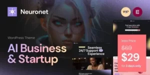 Neuronet AI Business Startup WordPress Theme 1.7.0破解版主题