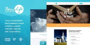 New Life | Church Religion WordPress Theme 1.1.3破解版主题