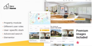 NewHome Real Estate Theme 1.2.4破解版主题