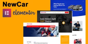 Newcar Car wash and mechanic Elementor WordPress Theme 1.0.0破解版主题