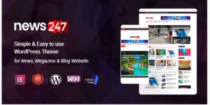 News247 News Magazine WordPress Theme 2.2破解版主题