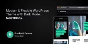 Newsblock News Magazine WordPress Theme with Dark Mode 1.2.5破解版主题