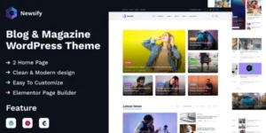 Newsify Modern Magazine WordPress Theme 1.0破解版主题