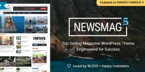 Newsmag Newspaper Magazine WordPress Theme 5.4.3破解版主题