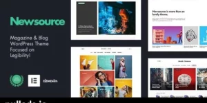 Newsource Multi-Concept Blog Magazine 1.6破解版主题