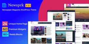 Newsprk Newspaper WordPress Theme 6.1.0破解版主题