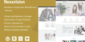 Nexavision Multipurpose Website Builder using Elementor WordPress Theme WordPress Theme 1.0破解版主题