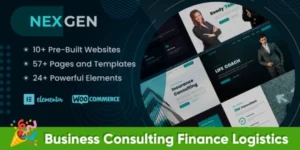 Nexgen Consulting and Business WordPress Theme 1.1.2破解版主题
