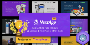 NextApp  – App Landing WordPress Theme 1.4.2破解版主题