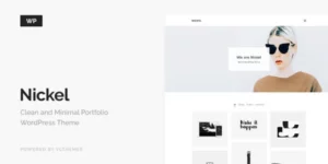 Nickel Minimalist Portfolio WordPress Theme | Portfolio 1.0破解版主题