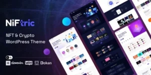 Niftric NFT Marketplace WordPress Theme 1.0破解版主题