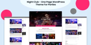 Night Club One Page WordPress Theme For Parties 1.0破解版主题