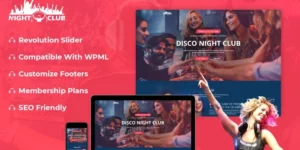 Night Club Party WordPress Theme 1.0.0破解版主题