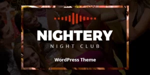 Nightery Night Club WordPress Theme 1.2.6破解版主题