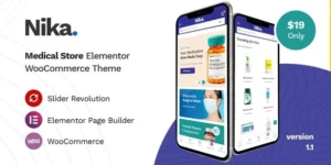 Nika Medical Elementor WooCommerce Theme 1.1.7破解版主题