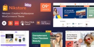 Nikstore Creative Multipurpose WooCommerce Theme 1.3.1破解版主题