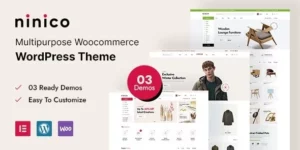 Ninico Minimal WooCommerce WordPress Theme 1.0.3破解版主题