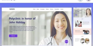 Ninos Multipurpose Medical Landing page Elementor WordPress Theme 2.2破解版主题