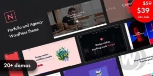 Niro Creative Agency Portfolio WordPress Theme 1.0破解版主题