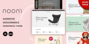 Nooni Furniture Fashion WooCommerce Theme 1.0.8破解版主题