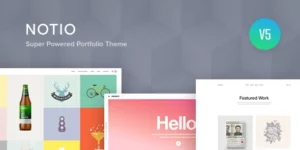 Notio Creative Portfolio WordPress Theme 5.6.2破解版主题
