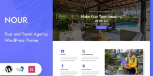 Nour Tour and Travel Digital Agency WordPress Theme 1.0.0破解版主题