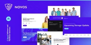 Novos | IT Company Digital Solutions WordPress Theme 1.0.0破解版主题