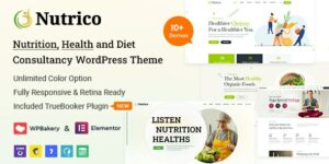 Nutrico Nutrition Health Services WordPress Theme 5.3破解版主题