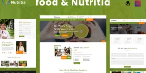 Nutritia Nutrition WordPress Theme 1.0.0破解版主题