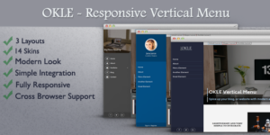 OKLE Responsive Vertical Menu For WordPress  1.0.3破解版插件