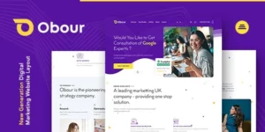 Obour | Digital Marketing Agency WordPress Theme 1.2.0破解版主题