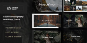 Oculus Photography WordPress Theme 1.0.0破解版主题