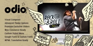 Odio Music WP Theme For Bands