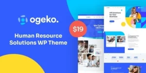 Ogeko Human Resource Solutions WordPress Theme 1.0.2破解版主题