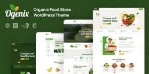 Ogenix Organic Food Store WordPress Theme 1.0破解版主题