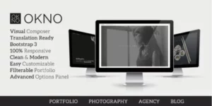 Okno  – Agency Portfolio Theme 1.5.7破解版主题