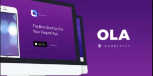 Ola Multipurpose App Landing Page WordPressTheme 1.0.0破解版主题