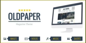 OldPaper Ultimate Magazine Blog Theme 1.7.0破解版主题