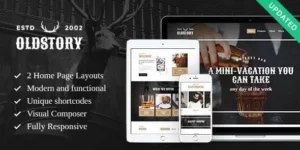 OldStory Whisky Bar | Pub | Restaurant WordPress Theme 1.8破解版主题