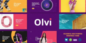 Olvi Creative MultiPurpose WordPress Theme 1.2.1破解版主题