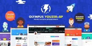 Olympus Social Networking WordPress Theme 4.4.1破解版主题