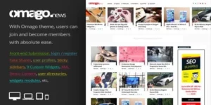 Omago News User Profile Membership Content Sharing Theme 1.9破解版主题
