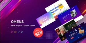 Omens Multipurpose Creative WordPress Theme 1.0.0破解版主题