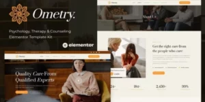 Ometry Psychology Therapy Counseling Elementor Template Kit 1.0.0破解版主题