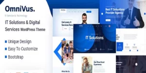 Omnivus IT Solutions Services WordPress Theme 1.2.0破解版主题