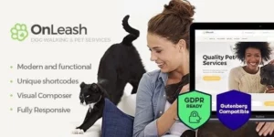 OnLeash | Dog Walking Pet Services Veterinary WordPress Theme 1.3破解版主题